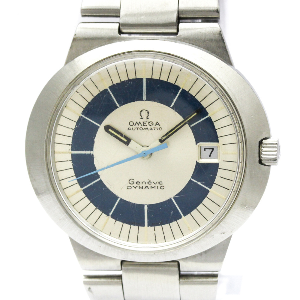 OMEGA Geneve Dynamic Cal 565 teel Automatic Watch 166.039 Vintage